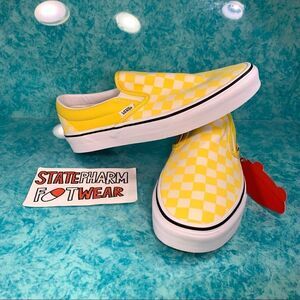 Vans Slip On Cyber Yellow Women’s Low Top Shows Sneakers